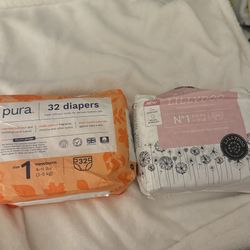 Size 1 Diapers 