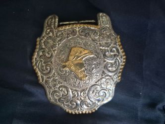 Horse  cowboy belt buckle