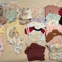 0-3 Month Baby Girl Clothes 