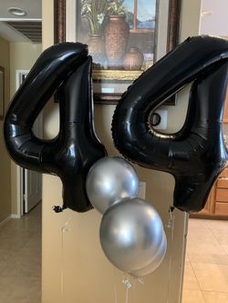 Numbers balloons 40”