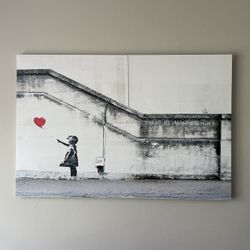 Banksy Canvas Wall Art 24” X 36”