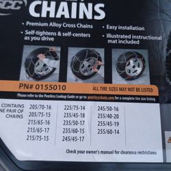 Snow Chains Brand New $60 Each 2 Come In A Box