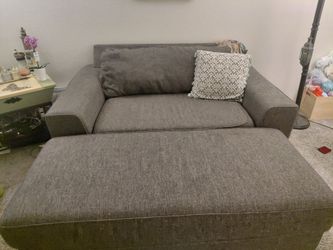 Big Beautiful COMFY Nap Loveseat w/ Ottoman
