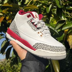 Jordan 3 Cardinal Red