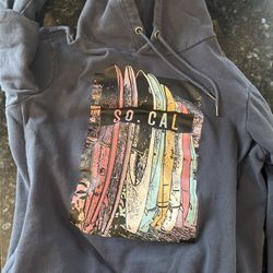 Men’s So-Cal Aeropostale Multi-Color Hoodie Sweatshirt Size Large