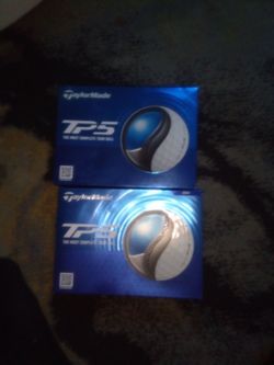 All new TaylorMade TP5 Golf balls