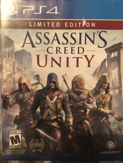 Assassins creed Unity PS4