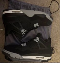 Jordan 4 Black Canvas