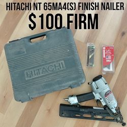 Hitachi NT 65MA4(S) 2 1/2” Finish Nailer