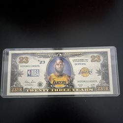 LeBron James 23$ Bill