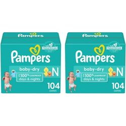New Born Pampers (104 Count)
