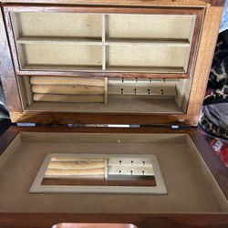 Solid Teak Wood Jewelry Box