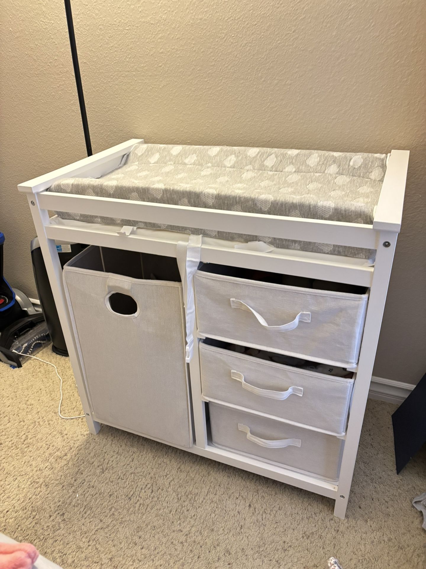 Badger Basket Modern Baby Changing Table