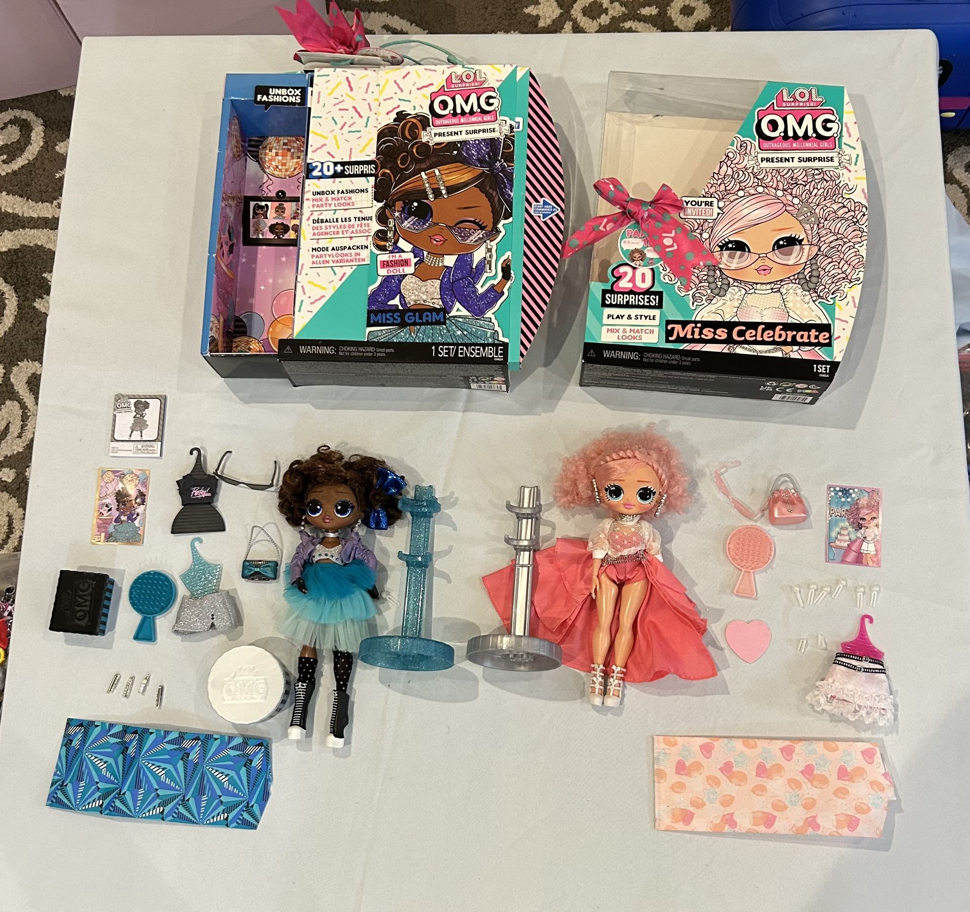 LOL OMG bundle lot Present Surprise Miss Glam, Miss Celebrate
