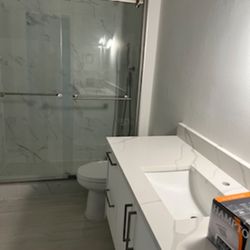 Shower glass Door, Door Rack  & Door Handle