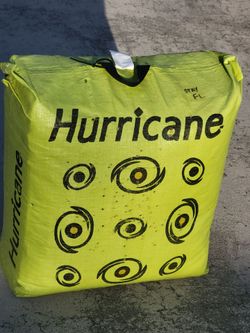 Archery target. Seldom used never in the rain.
