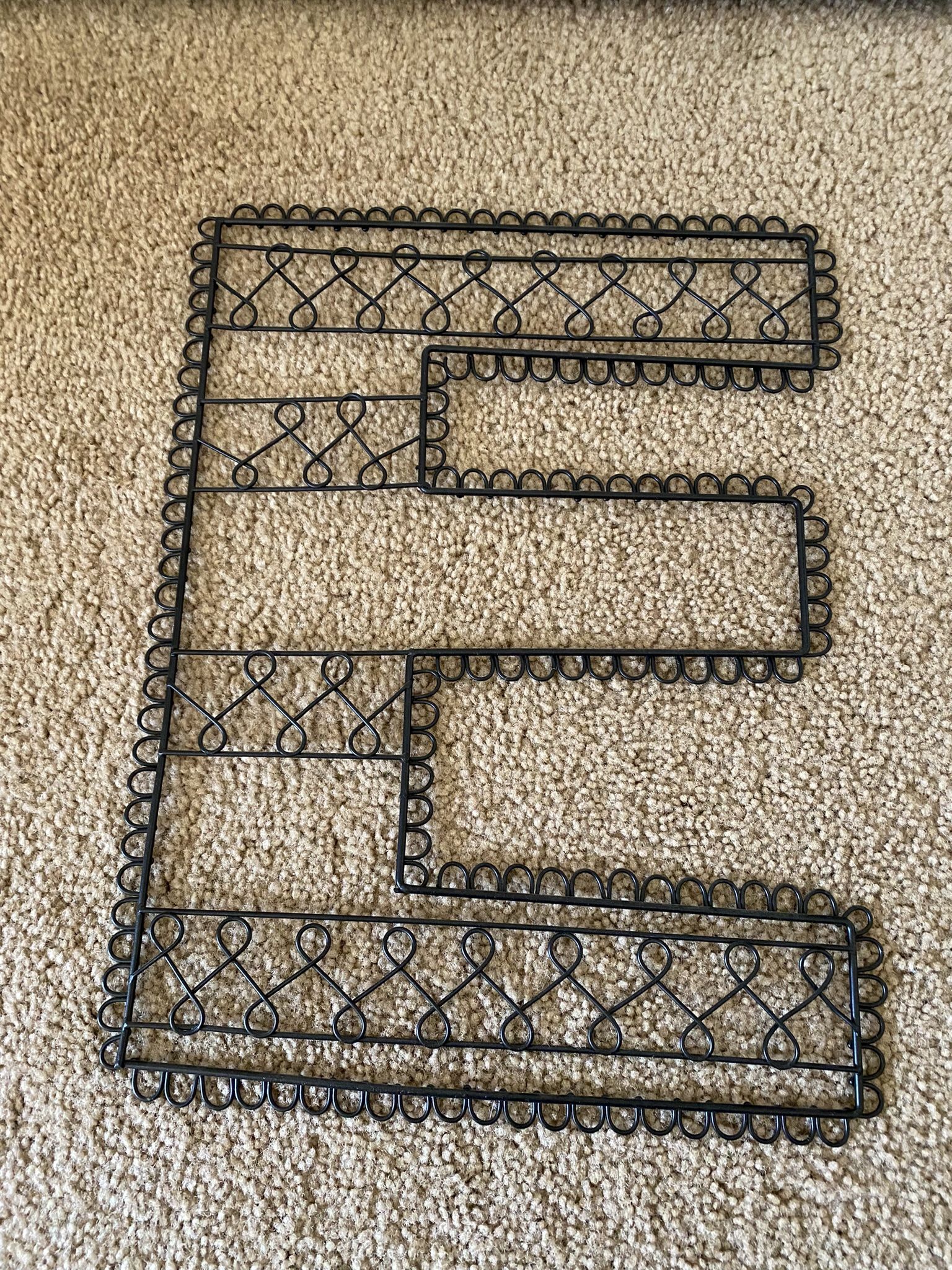 Pottery Barn Wire Letter