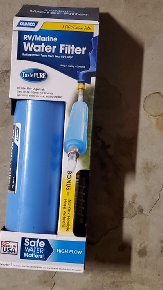 Rv water filter and hose