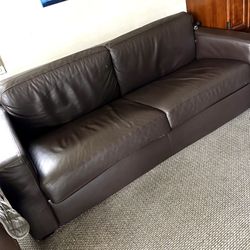 Leather Sofa Bed