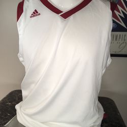 ADIDAS BASKETBALL Crazy Explosive JERSEY SHIRT WHITE/RED SIZE XL NEW Please see photos BQ7769
