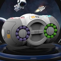 Stress relief toys three-dimensional magic beans fingertip Rubik's cube educational toys children students adult birthday gift Rubik's cube