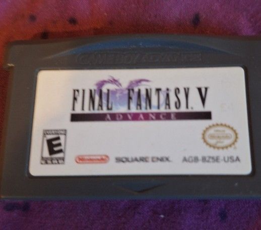 Final Fantasy Game Boy Adavance Nintendo Vidio Game