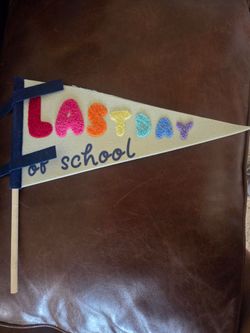 Last day of school flag