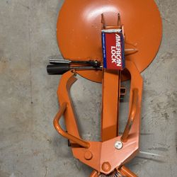 Auto Or Trailer Boot Tire Wheel Lock