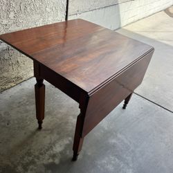 Antique Drop Leaf Table.
