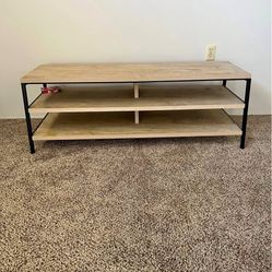 Wooden Entertainment Center And TV Stand 