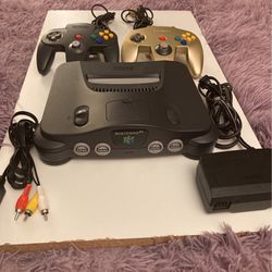Nintendo 64 N64 System Console  Black (Used)
