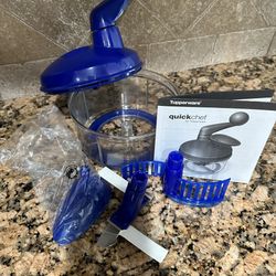 TUPPERWARE BRAND  Quickchef New Condition EBAY PRICE $49 Perfect For Salsas 