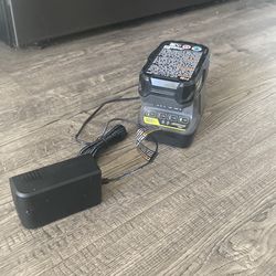 RYOBI charger and batter