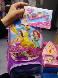 disney princess 2-piece overnight camp kit