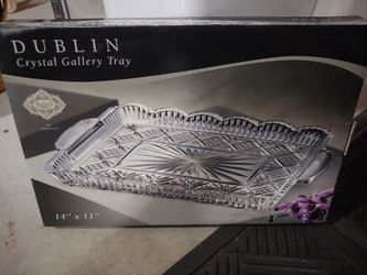 Crystal Gallery Tray