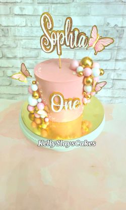 Custom "ONE" Cake Topper & "NAME" set