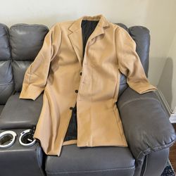 XL Tan Trench Coat 