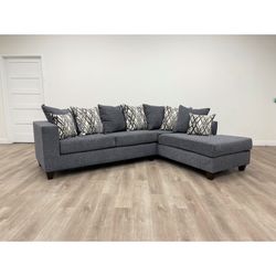 Grey Sectional Half Price 