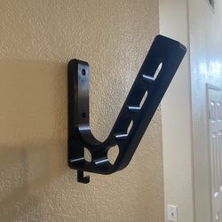 Wall-Mounted Helmet Holder + Key Hook (Heavy-Duty, Space Saving)