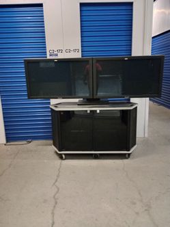 Monitor stand and 2 monitor $ 150