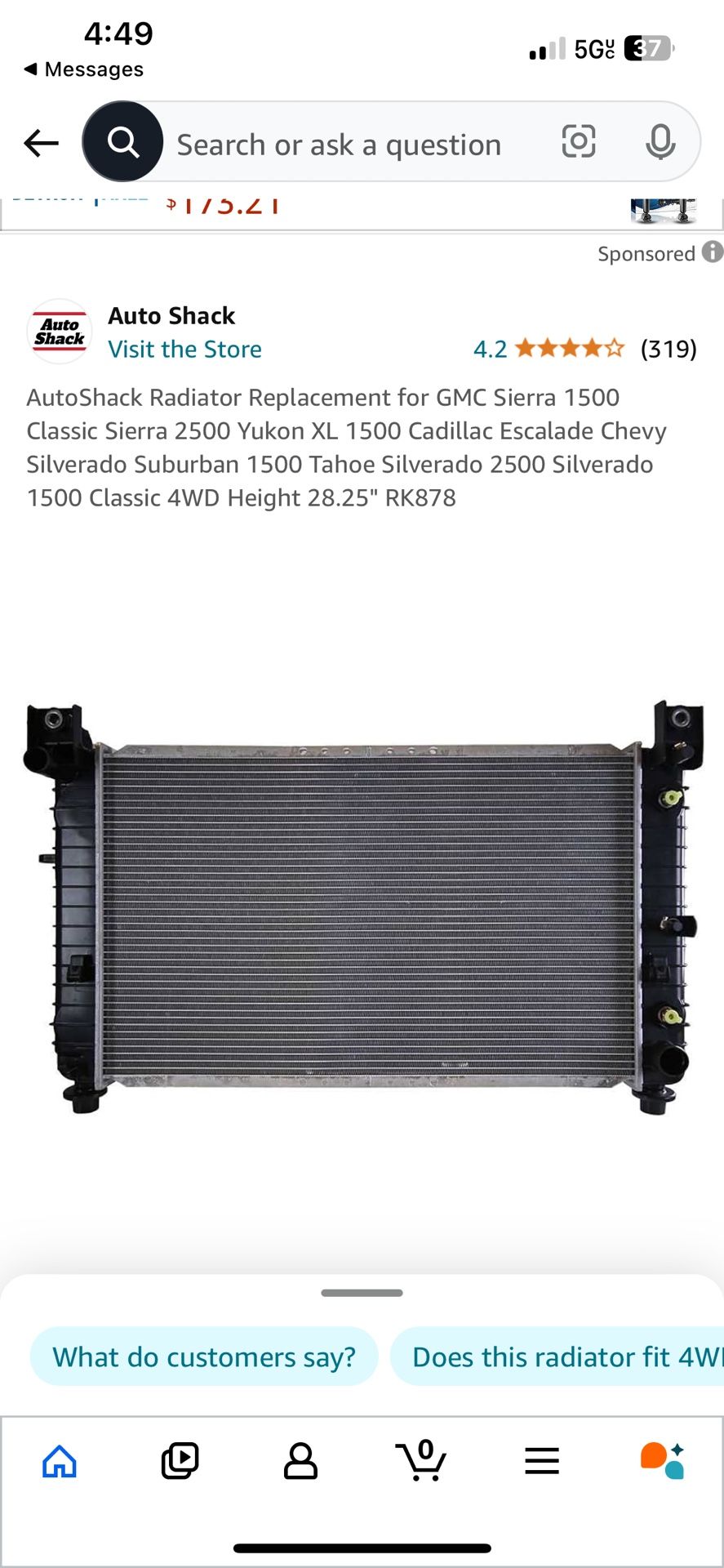 Radiator Brand New