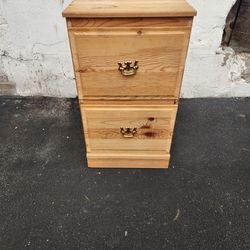 Pine File Cabinet