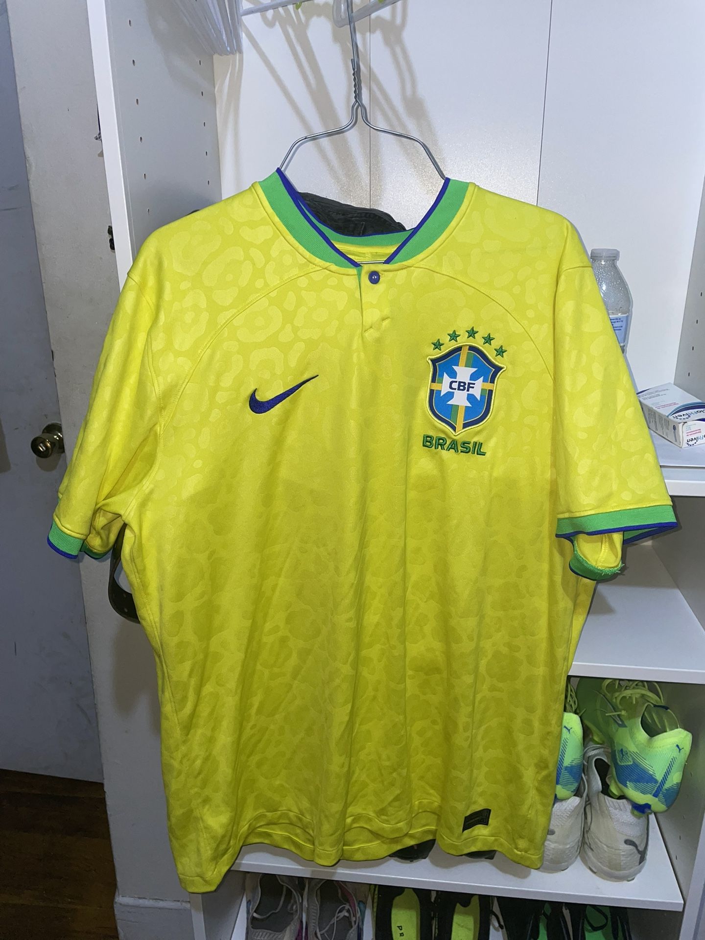 Brazil 2022 World Cup Jersey Size L