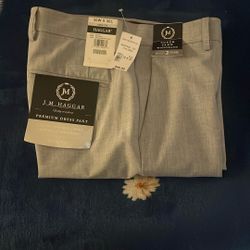 Haggar Dress Pants Gray 30x30 (NEW-NEVER WORN) 