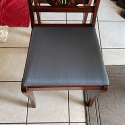 Mahogany Vintage Chairs Harp