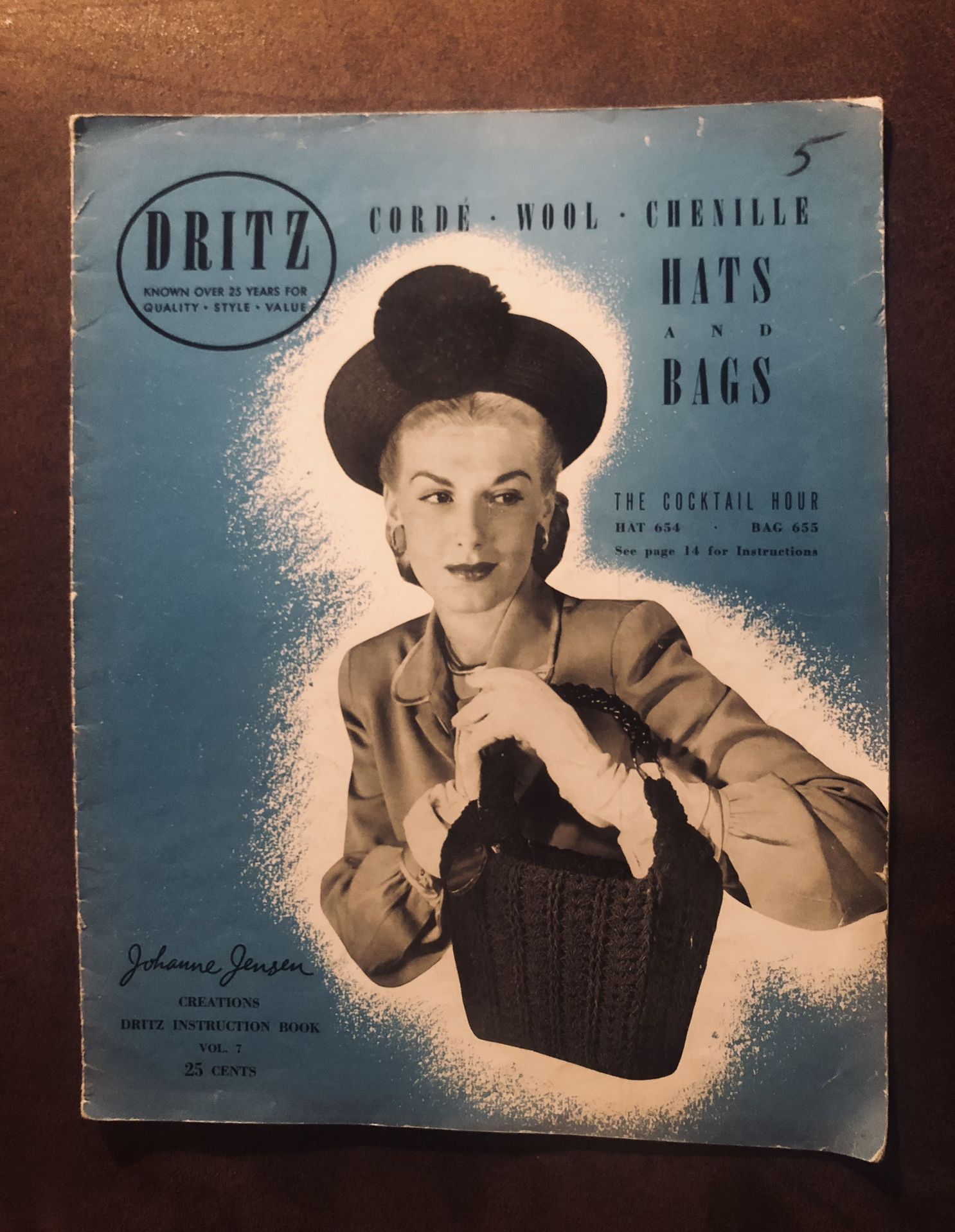 Vintage/Antique Dritz Fashion Magazine-1946 Madison Ave Fashion GC