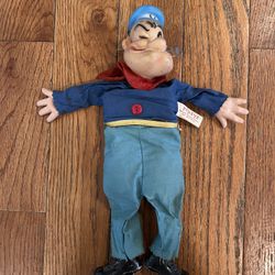 Popeye Sailor Man Marionette Puppet Doll Gund Vintage Retro 1960s 60s