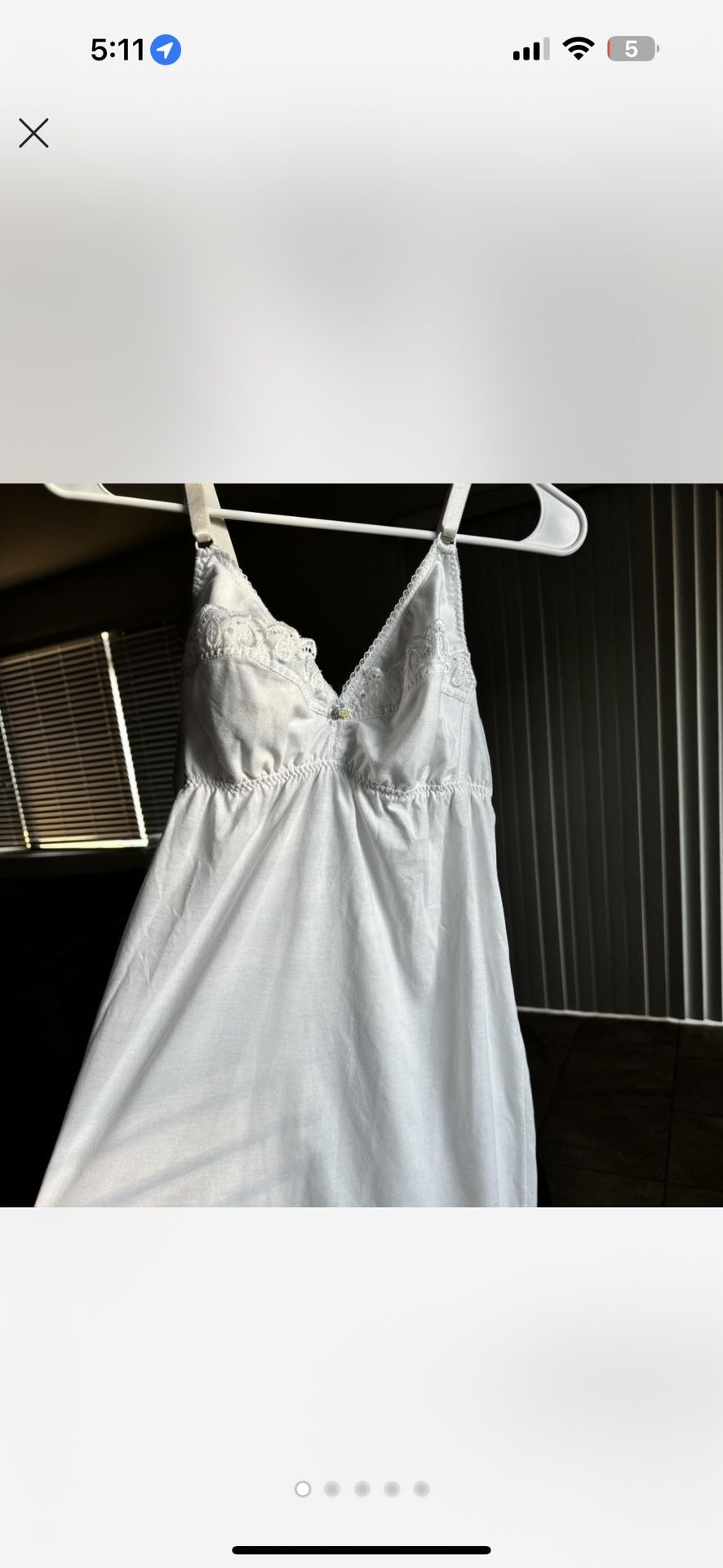 Vintage White Lace Dress