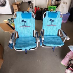 Pair Of Tommy Bahama Beach Chairs