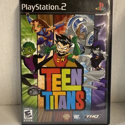 PlayStation Ps2 CIB Sony TEEN TITANS
